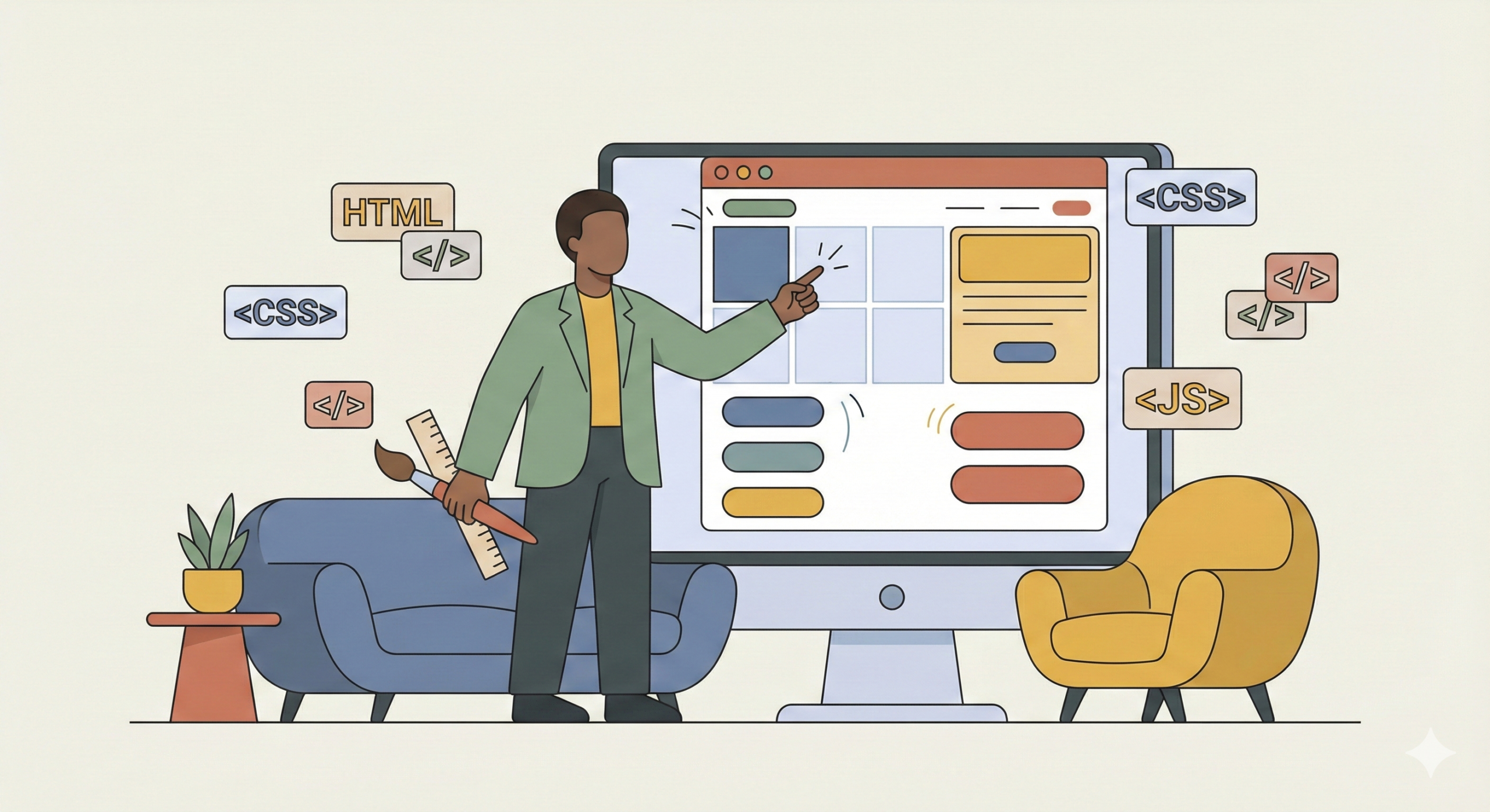 Frontend web development technologies HTML CSS JavaScript